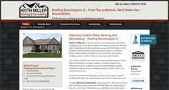 Desktop Screenshot of keithmillerroofingandremodeling.com